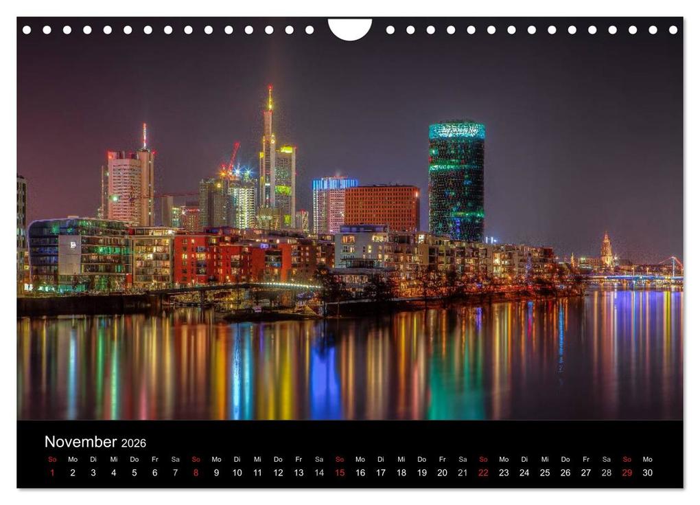 Weitere Ansicht: Frankfurt Skylights 2026 (Wandkalender 2026 DIN A4 quer), CALVENDO Monatskalender | Calvendo, Markus Pavlowsky Photography