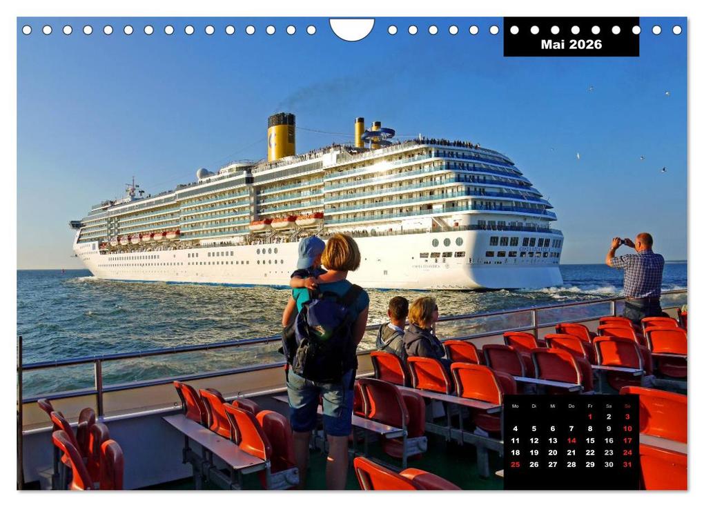 Weitere Ansicht: Bitte ein Schiff! (Wandkalender 2026 DIN A4 quer), CALVENDO Monatskalender | Calvendo, Bernd Ellerbrock