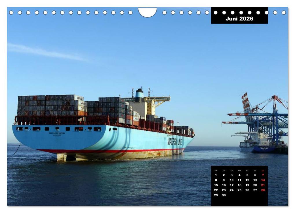 Weitere Ansicht: Bitte ein Schiff! (Wandkalender 2026 DIN A4 quer), CALVENDO Monatskalender | Calvendo, Bernd Ellerbrock