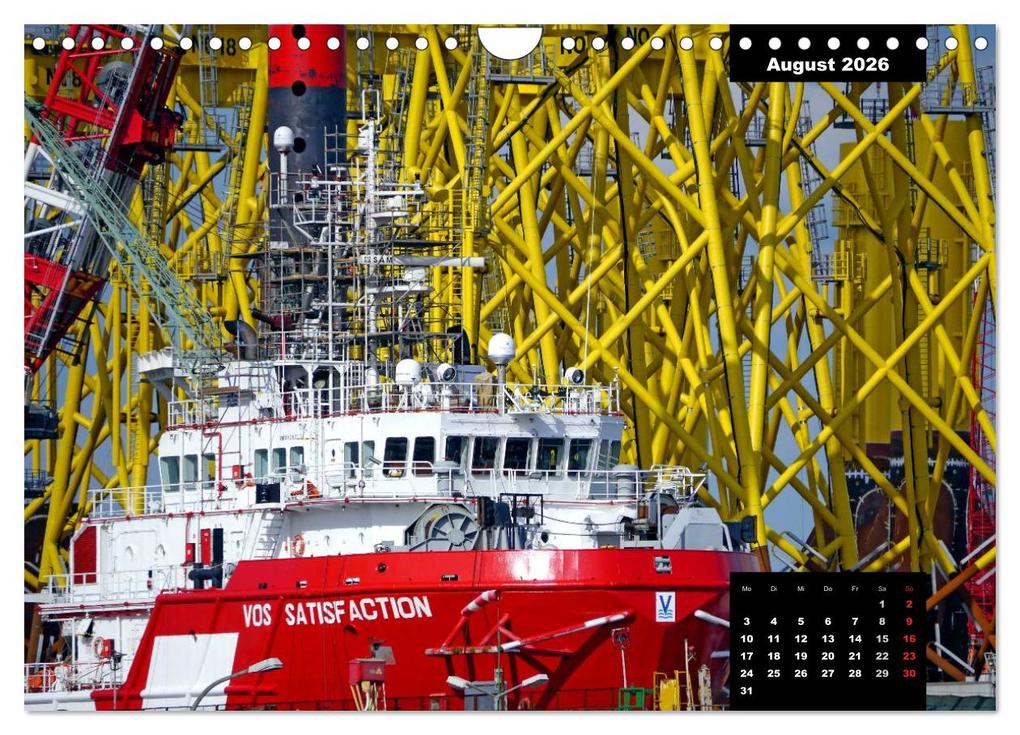 Weitere Ansicht: Bitte ein Schiff! (Wandkalender 2026 DIN A4 quer), CALVENDO Monatskalender | Calvendo, Bernd Ellerbrock