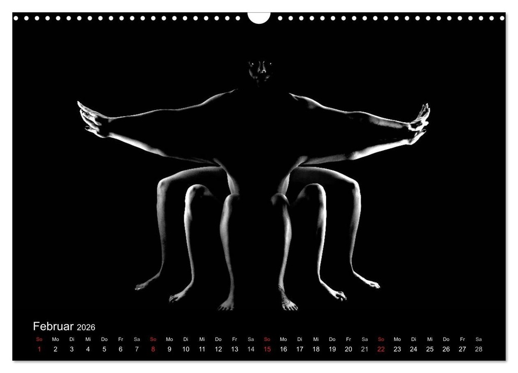 Weitere Ansicht: Kunstakt (Wandkalender 2026 DIN A3 quer), CALVENDO Monatskalender | Calvendo, Detlef Bradel