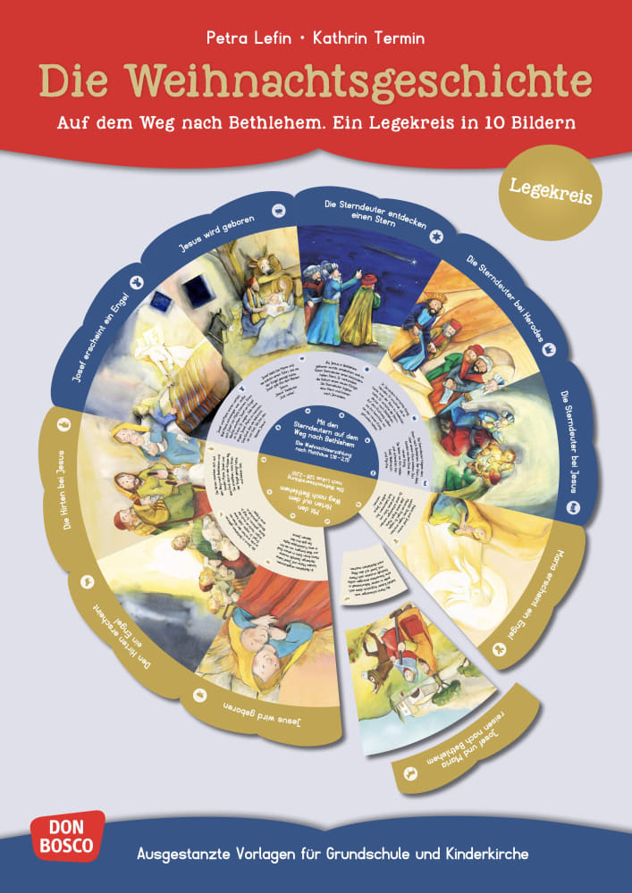 Weitere Ansicht: Die Weihnachtsgeschichte. Auf dem Weg nach Bethlehem. Ein Legekreis in 10 Bildern | Kathrin Termin