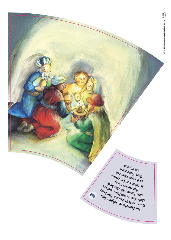 Weitere Ansicht: Die Weihnachtsgeschichte. Auf dem Weg nach Bethlehem. Ein Legekreis in 10 Bildern | Kathrin Termin