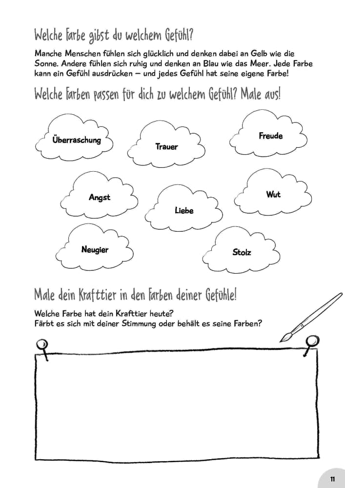Weitere Ansicht: Mein Krafttier-Heft. Ausmalen, ausfüllen und die eigene Stärke entdecken | Tanja Draxler