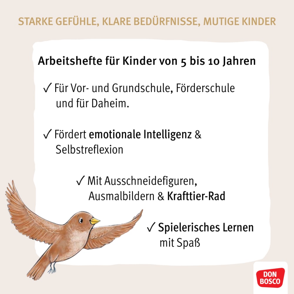Weitere Ansicht: Mein Krafttier-Heft. Ausmalen, ausfüllen und die eigene Stärke entdecken | Tanja Draxler