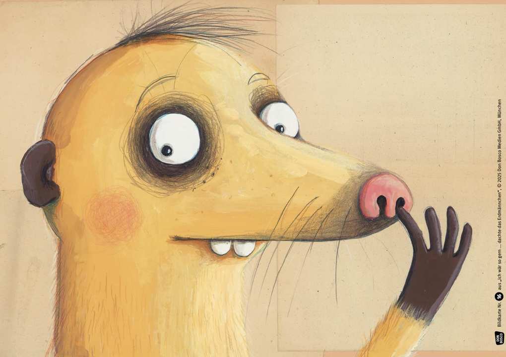 Weitere Ansicht: Ich wär so gern ... dachte das Erdmännchen. Kamishibai Bildkartenset | Werner Holzwarth