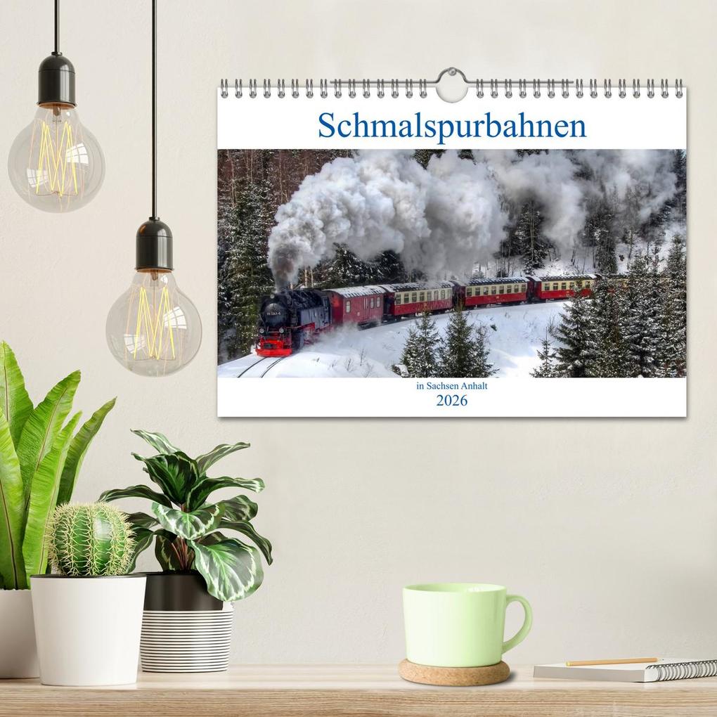 Weitere Ansicht: Schmalspurbahnen in Sachsen Anhalt (Wandkalender 2026 DIN A4 quer), CALVENDO Monatskalender | Steffen Gierok, Calvendo