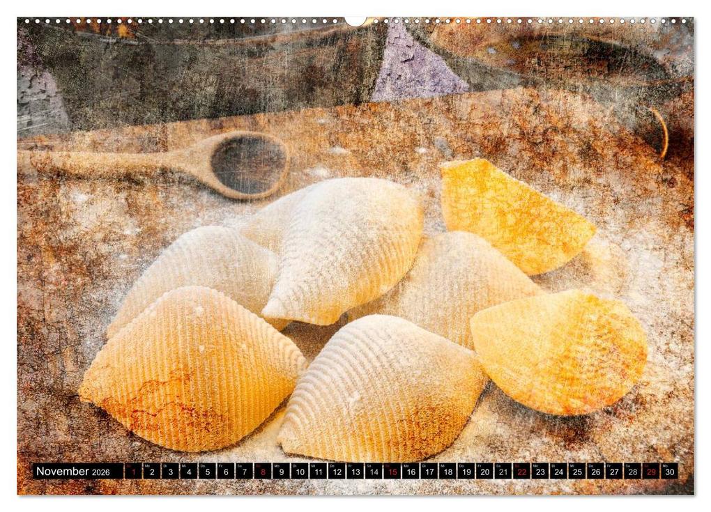 Weitere Ansicht: Italian Food - Vintage Design (hochwertiger Premium Wandkalender 2026 DIN A2 quer), Kunstdruck in Hochglanz | Carmen Steiner, Calvendo