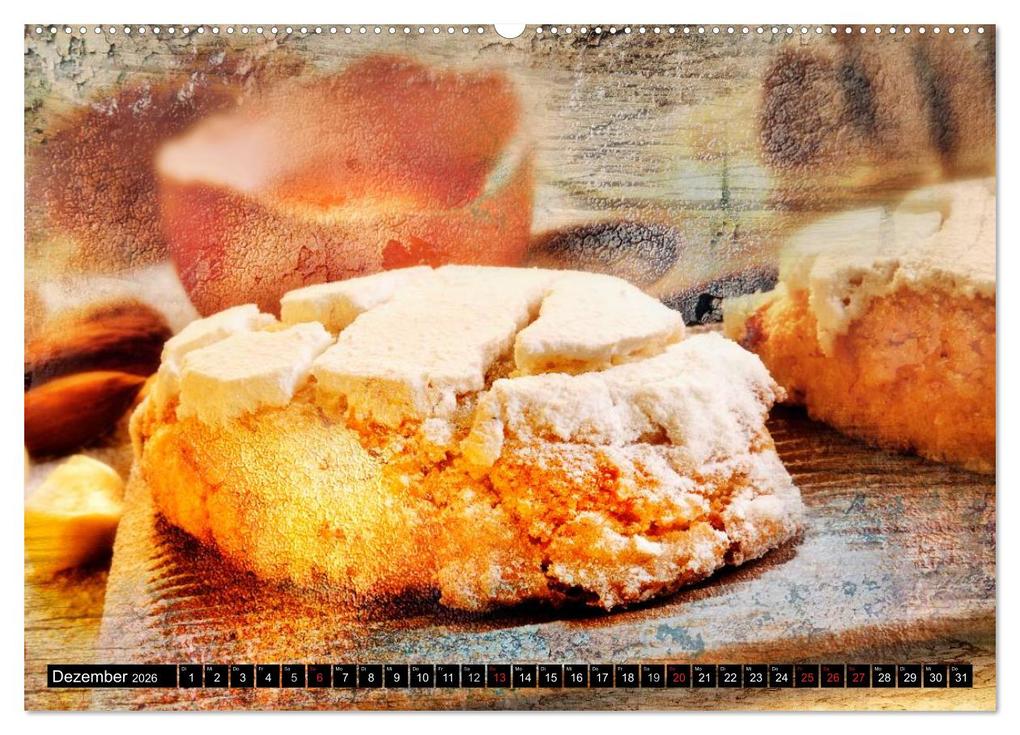 Weitere Ansicht: Italian Food - Vintage Design (hochwertiger Premium Wandkalender 2026 DIN A2 quer), Kunstdruck in Hochglanz | Carmen Steiner, Calvendo