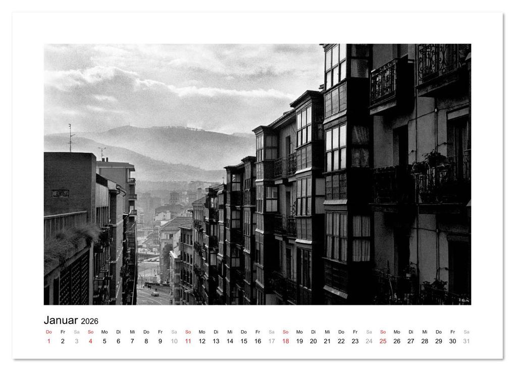 Weitere Ansicht: Bilbao - Bilder einer Stadt (Wandkalender 2026 DIN A3 quer), CALVENDO Monatskalender | Jan Scheffner, Calvendo