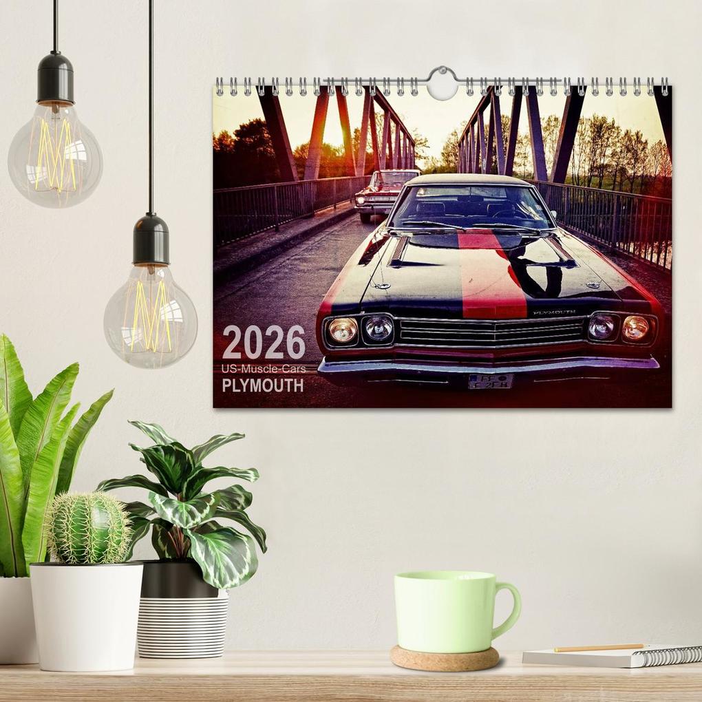 Weitere Ansicht: US-Muscle-Cars - Plymouth (Wandkalender 2026 DIN A4 quer), CALVENDO Monatskalender | Reiner Silberstein, Calvendo