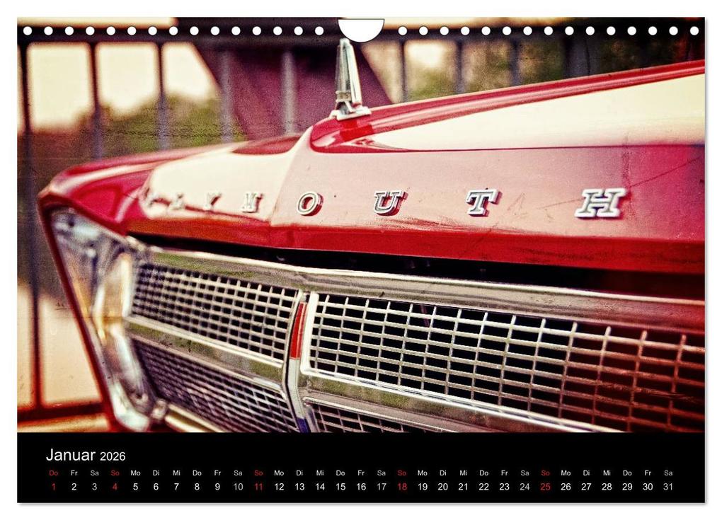 Weitere Ansicht: US-Muscle-Cars - Plymouth (Wandkalender 2026 DIN A4 quer), CALVENDO Monatskalender | Reiner Silberstein, Calvendo