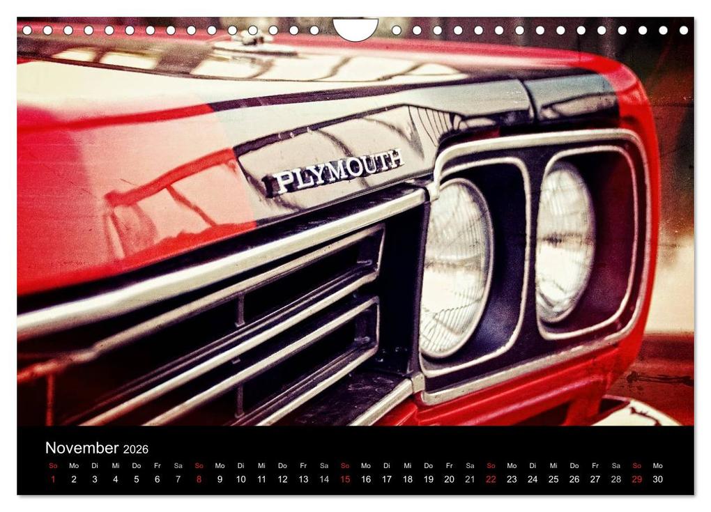 Weitere Ansicht: US-Muscle-Cars - Plymouth (Wandkalender 2026 DIN A4 quer), CALVENDO Monatskalender | Reiner Silberstein, Calvendo