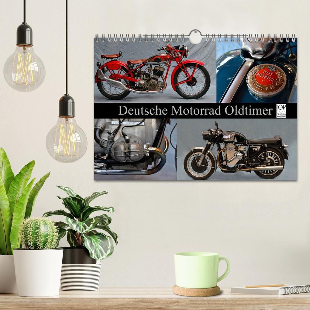 Weitere Ansicht: Deutsche Motorrad Oldtimer (Wandkalender 2026 DIN A4 quer), CALVENDO Monatskalender | Ingo Laue, Calvendo