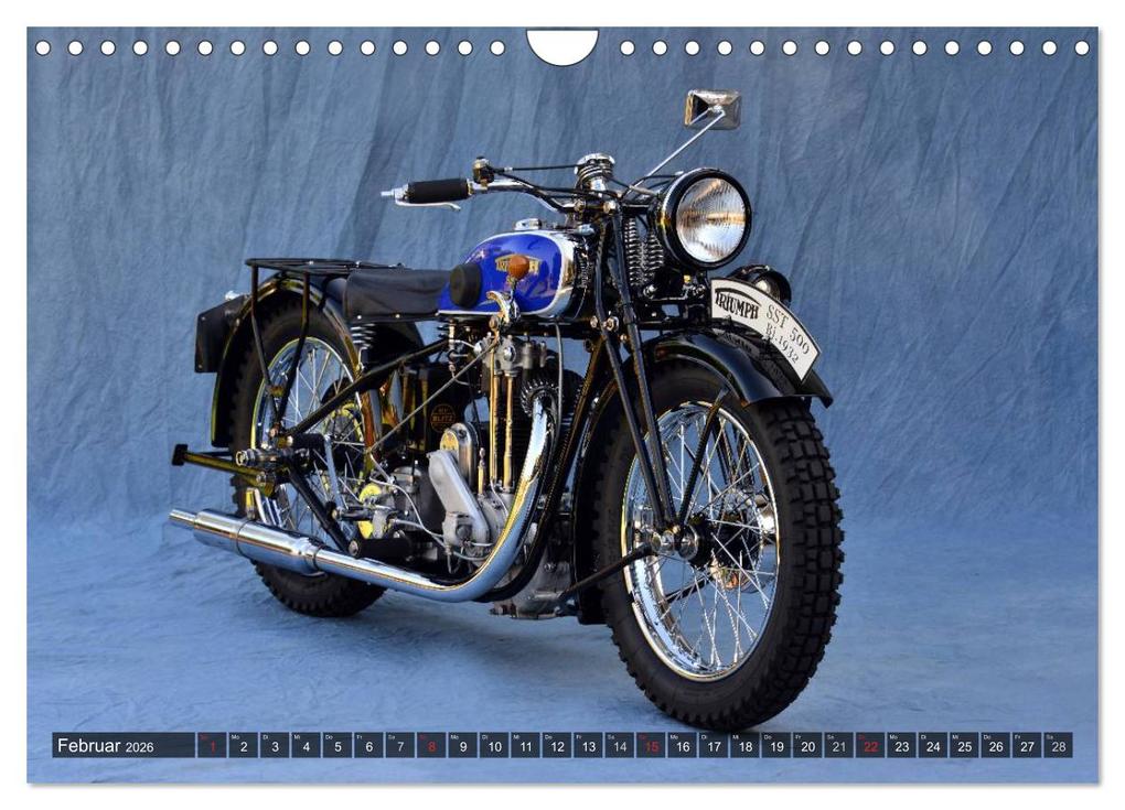 Weitere Ansicht: Deutsche Motorrad Oldtimer (Wandkalender 2026 DIN A4 quer), CALVENDO Monatskalender | Ingo Laue, Calvendo