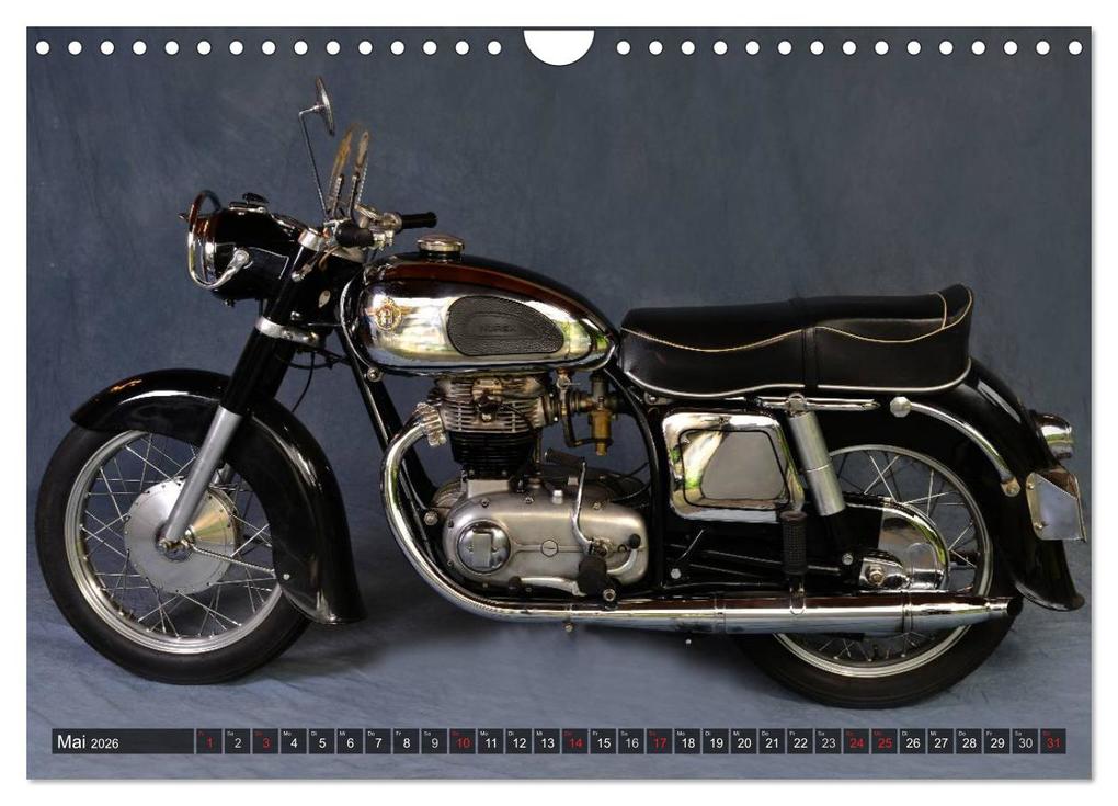 Weitere Ansicht: Deutsche Motorrad Oldtimer (Wandkalender 2026 DIN A4 quer), CALVENDO Monatskalender | Ingo Laue, Calvendo