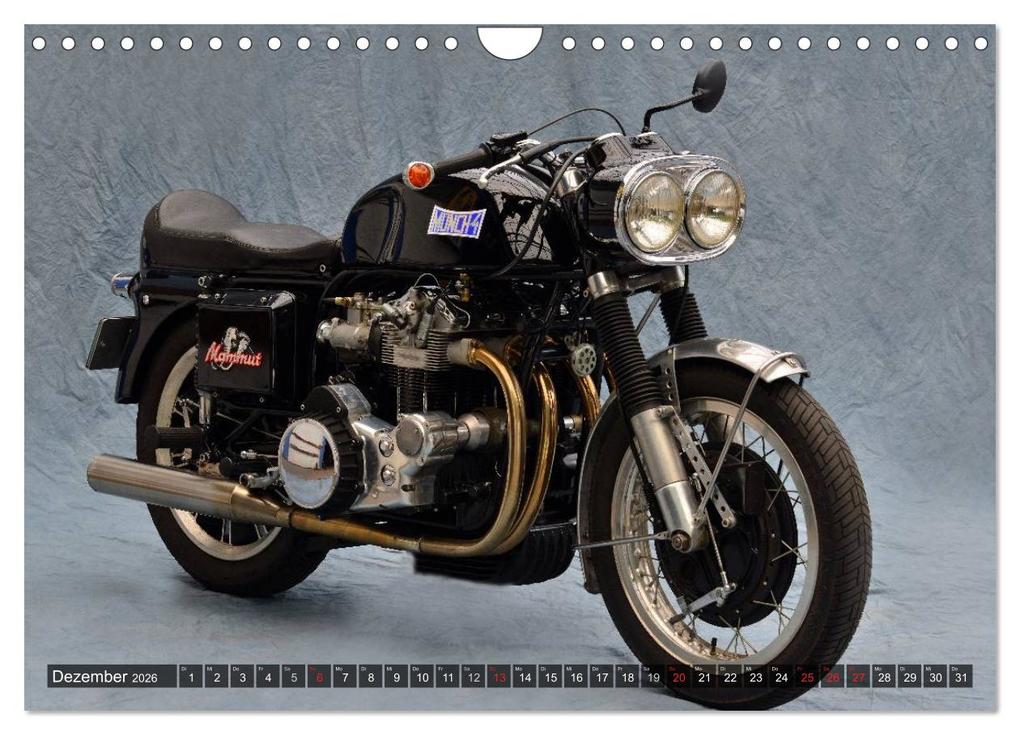 Weitere Ansicht: Deutsche Motorrad Oldtimer (Wandkalender 2026 DIN A4 quer), CALVENDO Monatskalender | Ingo Laue, Calvendo