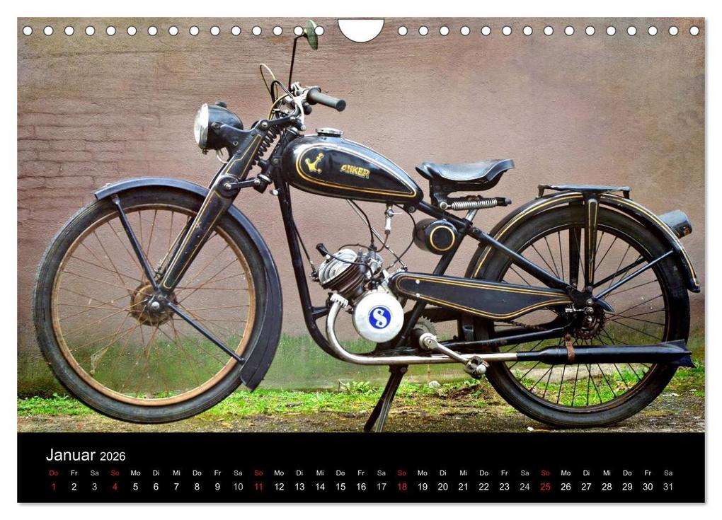 Weitere Ansicht: Motorrad Oldtimer (Wandkalender 2026 DIN A4 quer), CALVENDO Monatskalender | Gabi Siebenhühner, Calvendo