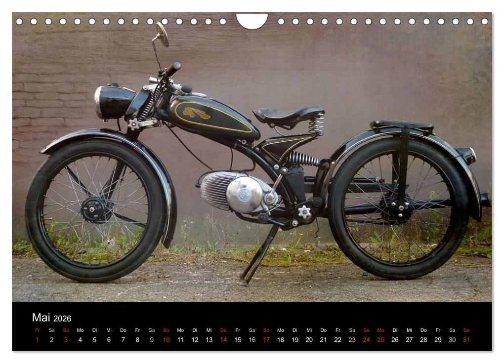 Weitere Ansicht: Motorrad Oldtimer (Wandkalender 2026 DIN A4 quer), CALVENDO Monatskalender | Gabi Siebenhühner, Calvendo