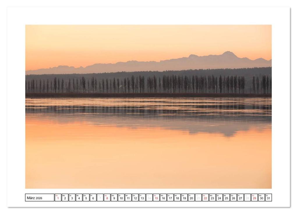 Weitere Ansicht: Bodensee 2026 (Wandkalender 2026 DIN A3 quer), CALVENDO Monatskalender | kalender365.com kalender365.com, Calvendo, Kalender365.com