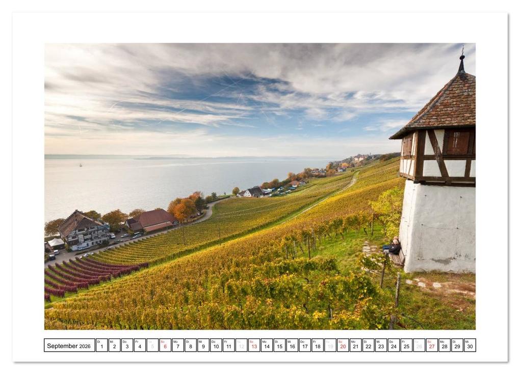 Weitere Ansicht: Bodensee 2026 (Wandkalender 2026 DIN A3 quer), CALVENDO Monatskalender | kalender365.com kalender365.com, Calvendo, Kalender365.com