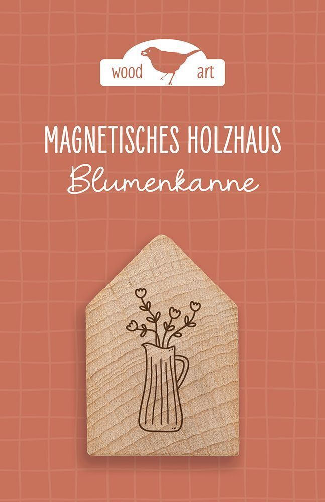 Weitere Ansicht: Magnetisches Holzhaus Blumenkanne