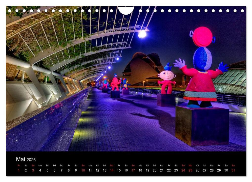 Weitere Ansicht: Moderne Architektur in Valencia (Wandkalender 2026 DIN A4 quer), CALVENDO Monatskalender | Ernst Hobscheidt, Calvendo