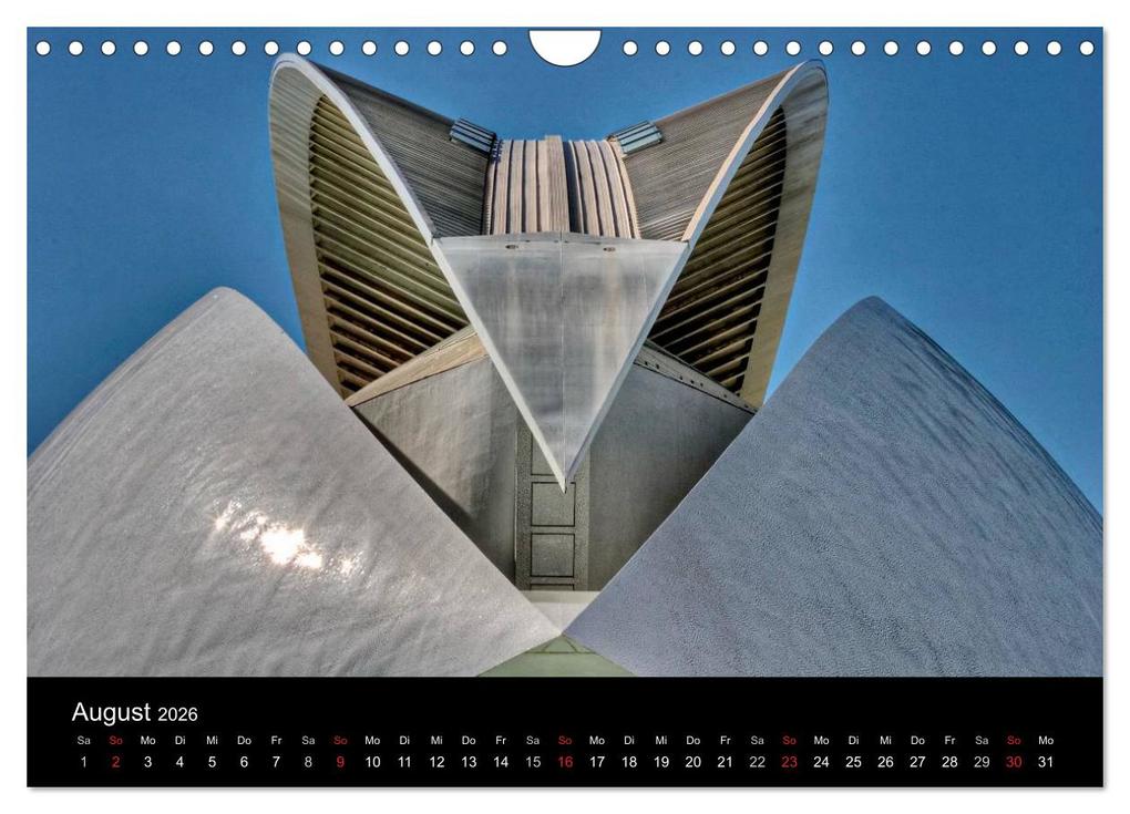 Weitere Ansicht: Moderne Architektur in Valencia (Wandkalender 2026 DIN A4 quer), CALVENDO Monatskalender | Ernst Hobscheidt, Calvendo