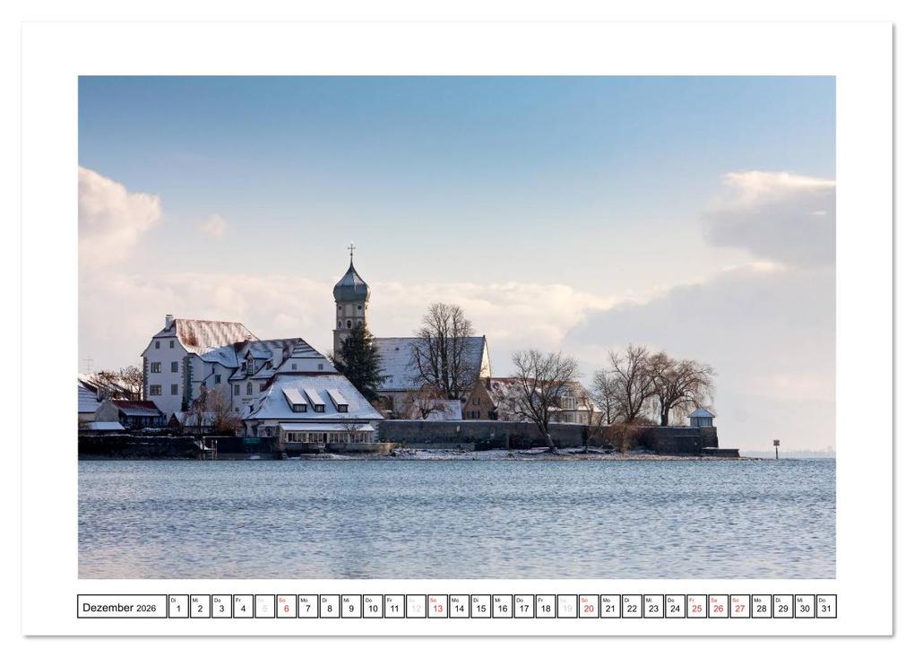Weitere Ansicht: Bodensee 2026 (Tischkalender 2026 DIN A5 quer), CALVENDO Monatskalender | kalender365.com kalender365.com, Calvendo, Kalender365.com