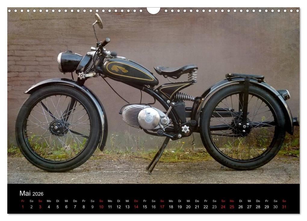 Weitere Ansicht: Motorrad Oldtimer (Wandkalender 2026 DIN A3 quer), CALVENDO Monatskalender | Gabi Siebenhühner, Calvendo