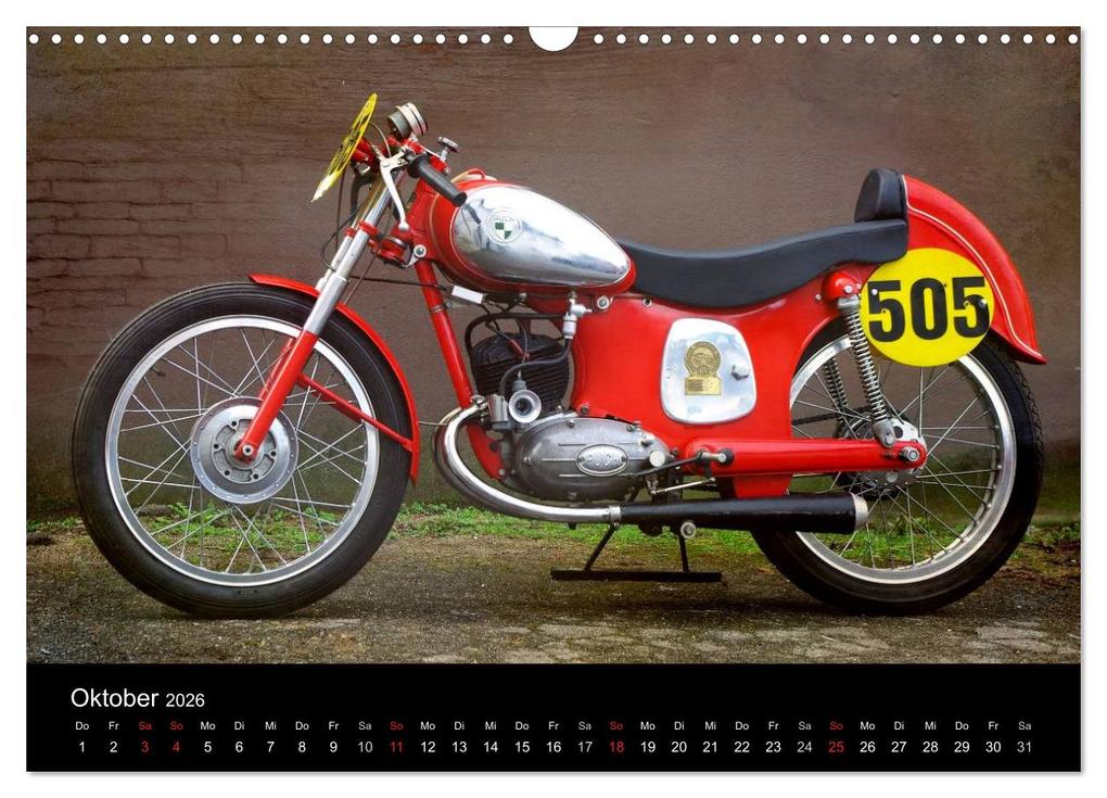 Weitere Ansicht: Motorrad Oldtimer (Wandkalender 2026 DIN A3 quer), CALVENDO Monatskalender | Gabi Siebenhühner, Calvendo