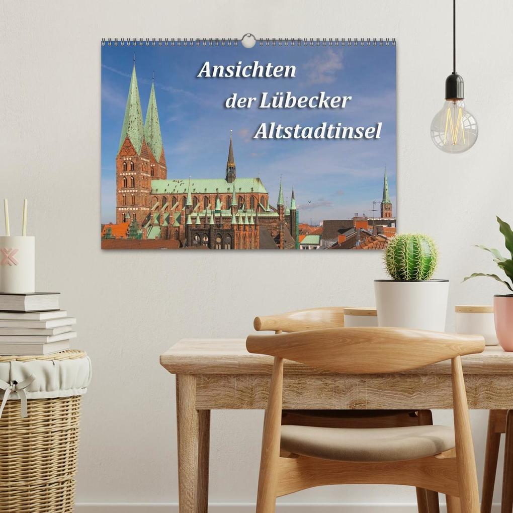 Weitere Ansicht: Ansichten der Lübecker Altstadtinsel (Wandkalender 2026 DIN A3 quer), CALVENDO Monatskalender | Sidney Smith, Calvendo