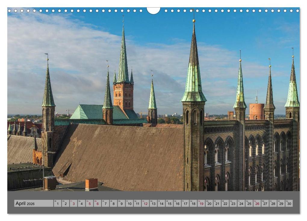 Weitere Ansicht: Ansichten der Lübecker Altstadtinsel (Wandkalender 2026 DIN A3 quer), CALVENDO Monatskalender | Sidney Smith, Calvendo