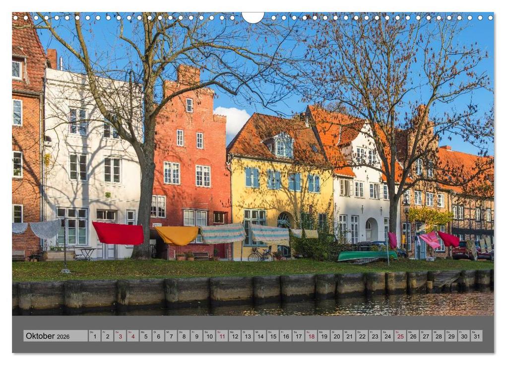 Weitere Ansicht: Ansichten der Lübecker Altstadtinsel (Wandkalender 2026 DIN A3 quer), CALVENDO Monatskalender | Sidney Smith, Calvendo