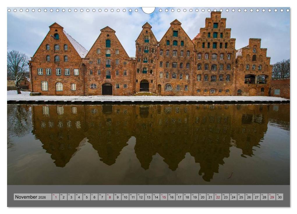 Weitere Ansicht: Ansichten der Lübecker Altstadtinsel (Wandkalender 2026 DIN A3 quer), CALVENDO Monatskalender | Sidney Smith, Calvendo