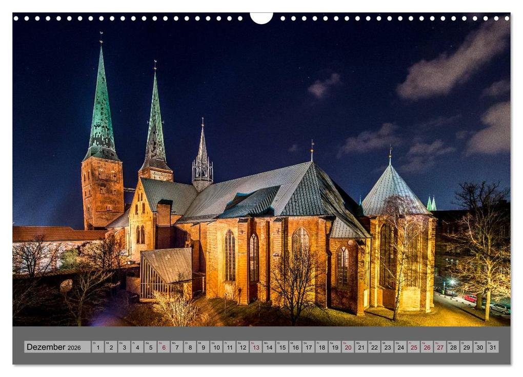 Weitere Ansicht: Ansichten der Lübecker Altstadtinsel (Wandkalender 2026 DIN A3 quer), CALVENDO Monatskalender | Sidney Smith, Calvendo