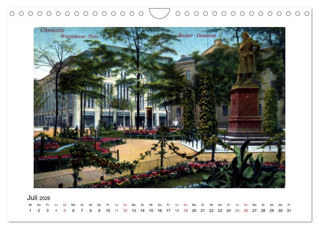 Weitere Ansicht: Grüße aus Chemnitz (Wandkalender 2026 DIN A4 quer), CALVENDO Monatskalender | Calvendo