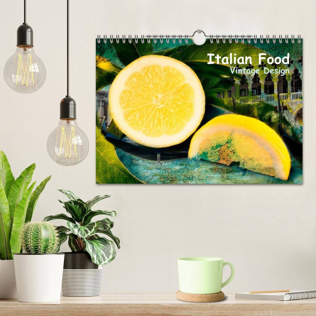 Weitere Ansicht: Italian Food - Vintage Design (Wandkalender 2026 DIN A4 quer), CALVENDO Monatskalender | Carmen Steiner, Calvendo