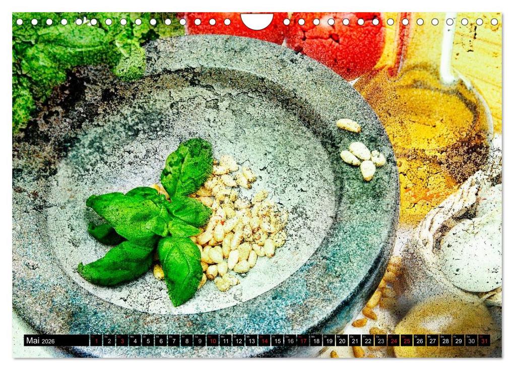 Weitere Ansicht: Italian Food - Vintage Design (Wandkalender 2026 DIN A4 quer), CALVENDO Monatskalender | Carmen Steiner, Calvendo