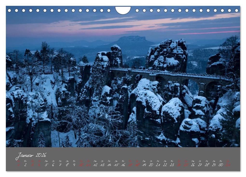 Weitere Ansicht: Traumlandschaft - Sächsische Schweiz (Wandkalender 2026 DIN A4 quer), CALVENDO Monatskalender | Dirk Ehrentraut, Calvendo