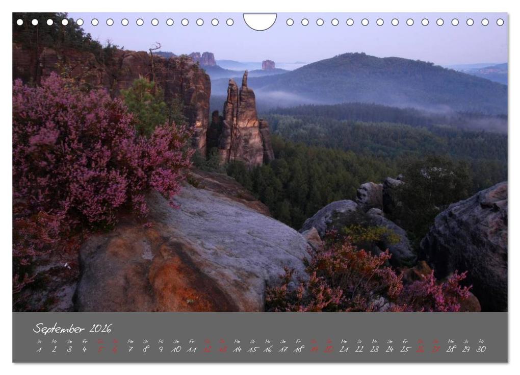 Weitere Ansicht: Traumlandschaft - Sächsische Schweiz (Wandkalender 2026 DIN A4 quer), CALVENDO Monatskalender | Dirk Ehrentraut, Calvendo