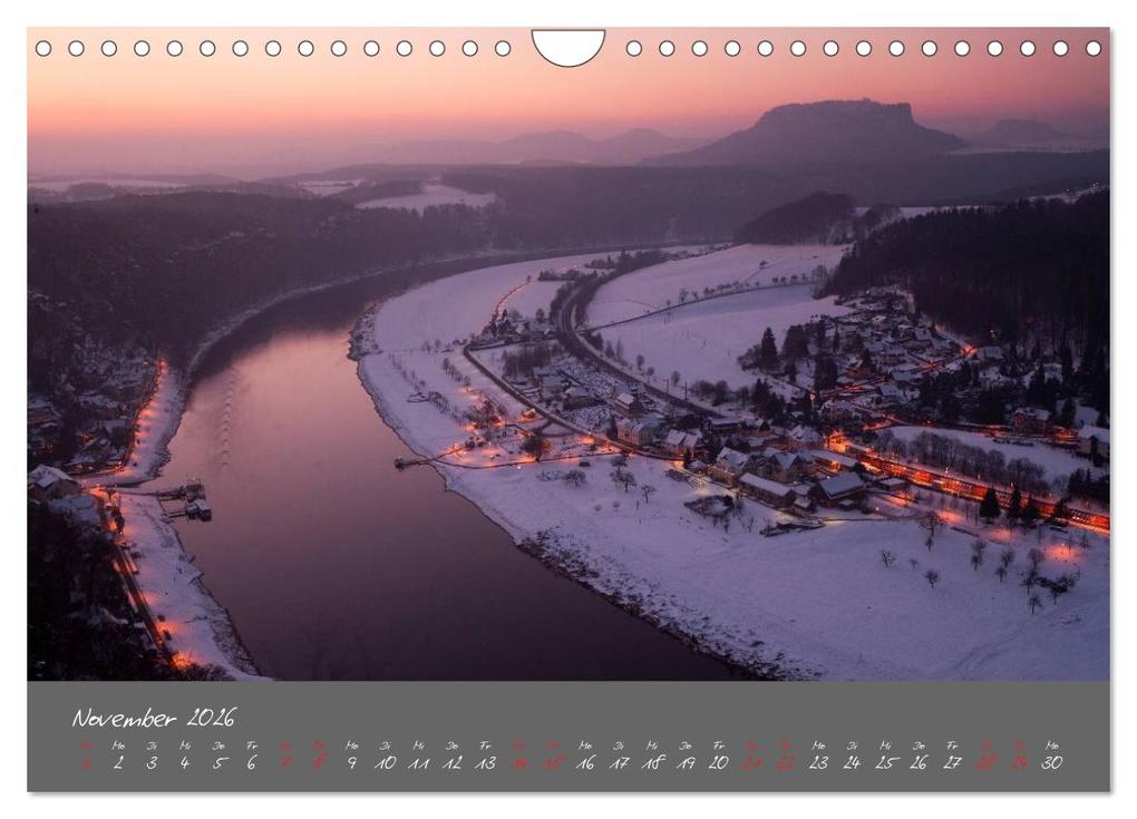 Weitere Ansicht: Traumlandschaft - Sächsische Schweiz (Wandkalender 2026 DIN A4 quer), CALVENDO Monatskalender | Dirk Ehrentraut, Calvendo
