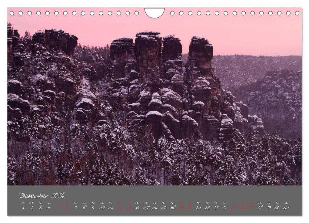 Weitere Ansicht: Traumlandschaft - Sächsische Schweiz (Wandkalender 2026 DIN A4 quer), CALVENDO Monatskalender | Dirk Ehrentraut, Calvendo