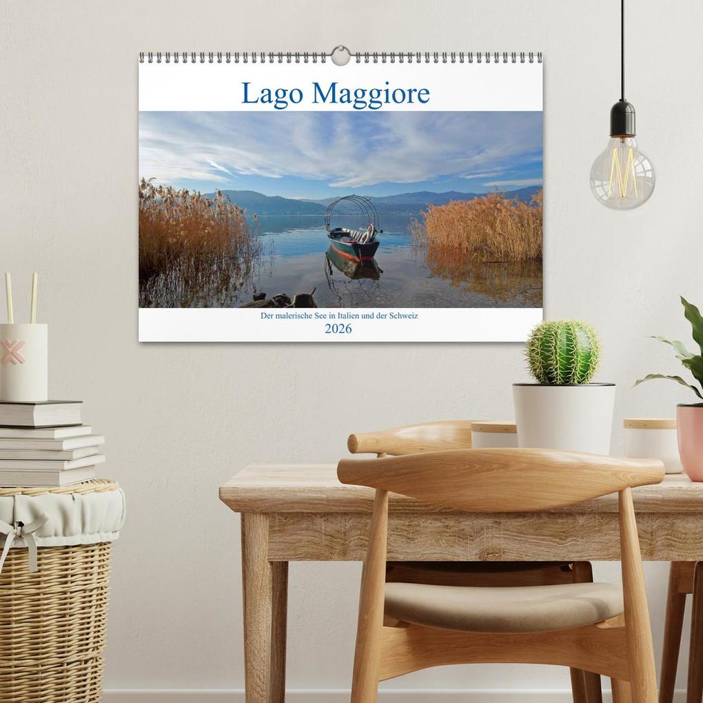 Weitere Ansicht: Lago Maggiore - Der malerische See in Italien und der Schweiz (Wandkalender 2026 DIN A3 quer), CALVENDO Monatskalender | Joana Kruse, Calvendo