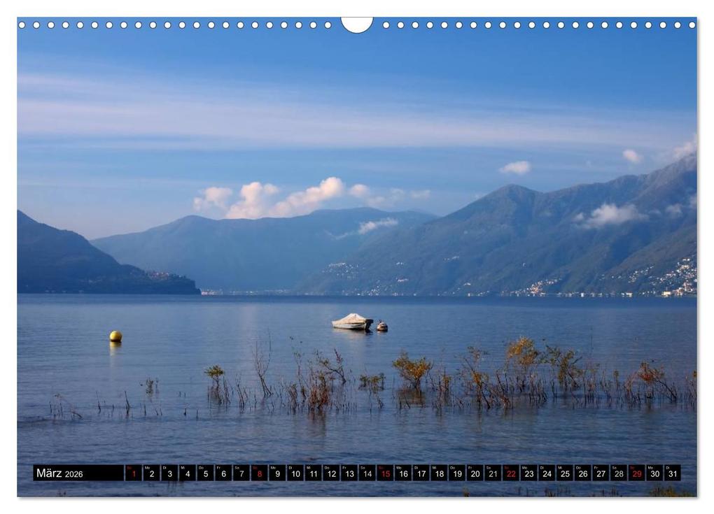 Weitere Ansicht: Lago Maggiore - Der malerische See in Italien und der Schweiz (Wandkalender 2026 DIN A3 quer), CALVENDO Monatskalender | Joana Kruse, Calvendo