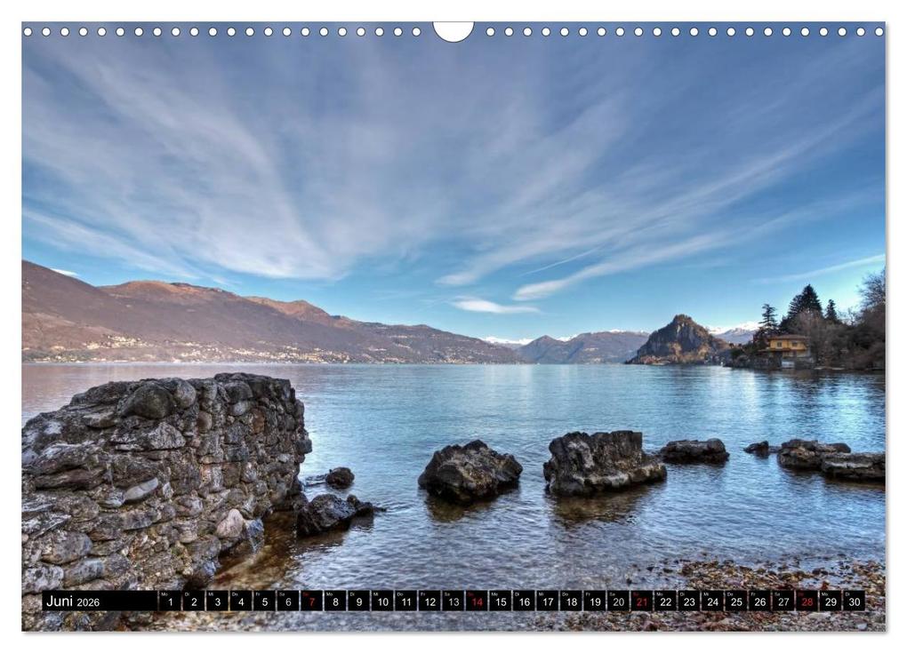 Weitere Ansicht: Lago Maggiore - Der malerische See in Italien und der Schweiz (Wandkalender 2026 DIN A3 quer), CALVENDO Monatskalender | Joana Kruse, Calvendo