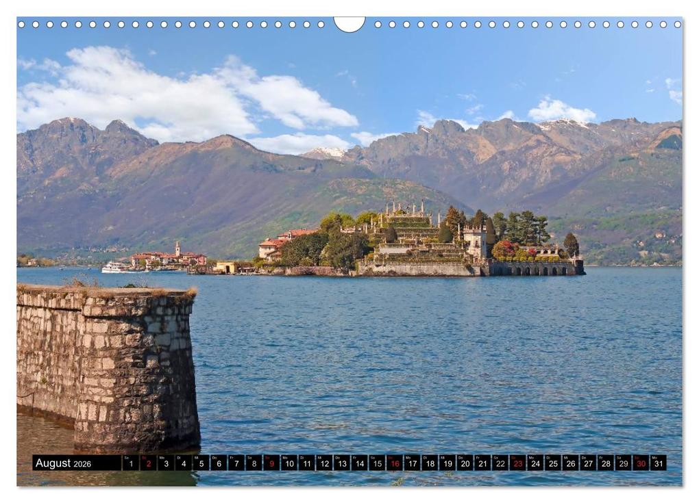 Weitere Ansicht: Lago Maggiore - Der malerische See in Italien und der Schweiz (Wandkalender 2026 DIN A3 quer), CALVENDO Monatskalender | Joana Kruse, Calvendo