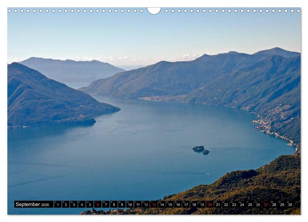 Weitere Ansicht: Lago Maggiore - Der malerische See in Italien und der Schweiz (Wandkalender 2026 DIN A3 quer), CALVENDO Monatskalender | Joana Kruse, Calvendo