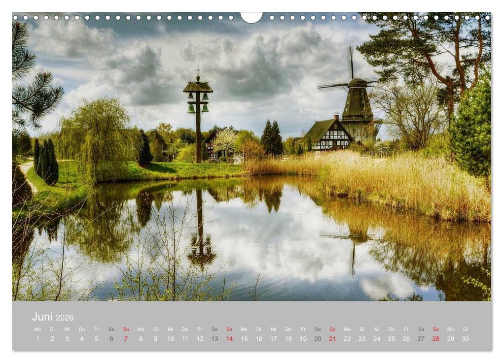 Weitere Ansicht: Mühlenmuseum Gifhorn (Wandkalender 2026 DIN A3 quer), CALVENDO Monatskalender | Kordula - Uwe Vahle, Calvendo, Kordula Vahle