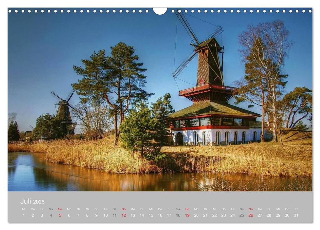 Weitere Ansicht: Mühlenmuseum Gifhorn (Wandkalender 2026 DIN A3 quer), CALVENDO Monatskalender | Kordula - Uwe Vahle, Calvendo, Kordula Vahle